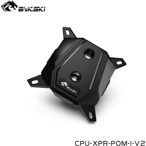 Bykski POM Black CPU Water Block For Intel LGA 1150 1151 1155 1156 ,2011,2066 ,Processor WaterCooler ,CPU-XPR-POM-I-V2