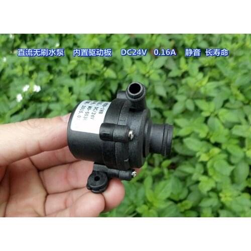 DC 24v brushless water pump, mute high efficiency miniature (outer diameter 30MM) submersible pump ss