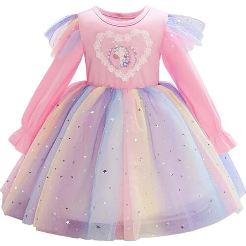 Baby Embroidered Formal Princess Dress for Girl Elegant Birthday Party Dress Girl Dress Baby Girl Christmas Clothes 2-10 Years