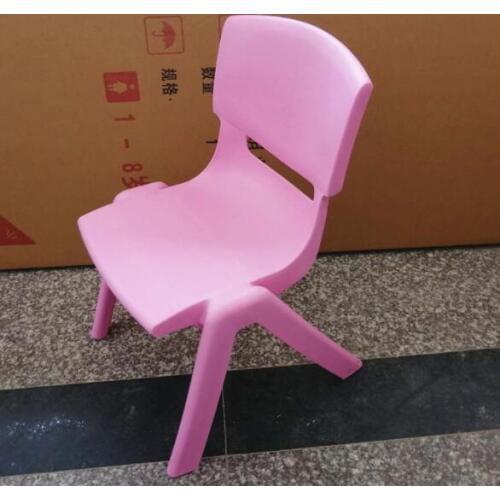 Wholesale 28cm Seat height Childrens Kindergarten chair Kids Safety back-rest chair Thicken small stool