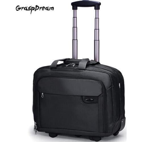 New Brand Trolley Travel Suitcase Bag With Wheels Carry On Rolling Luggage Mens Bag Women Luxury Trolley Bag