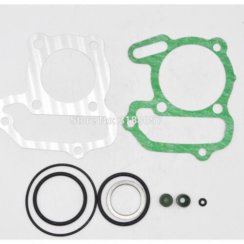 TOP END GASKET SET with valve seals for YAMAHA YFM 80 BADGER / RAPTOR 80 / GRIZZLY 80
