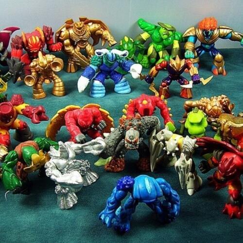 Miniko 5-8cm Big Size Gormiti Anime Action Figure Mixed Style Atomic Gomitiere Dolls Volcano Soldiers The Lords Of Nature Toy