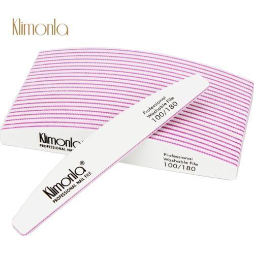 50Pcs White Nail File 100/180 Grit Polish Buffer Block Nail File For UV Gel Sanding Manicure And Pedicure for Beauty Salon Tools