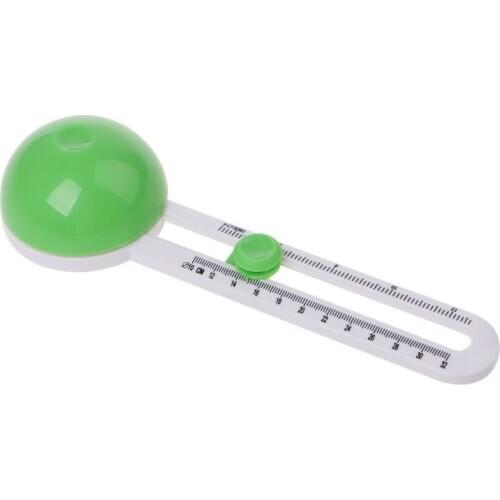 Simple Plastic Round Cutting Knife Model Compass Circle Circular Cutter for Paper Scrapbooking Cards Cutting Tools