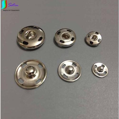 Pure Copper Silver White/Black Gun Metal Snap Button,Childrens clothing/coat invisible Snap,DIY Sewing Snap Button S0143H