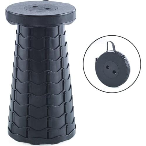 Telescopic Stool Portable Outdoor Camping Home Office Beaching Folding Chair Fishing Beaching Chair Camping Folding Chair