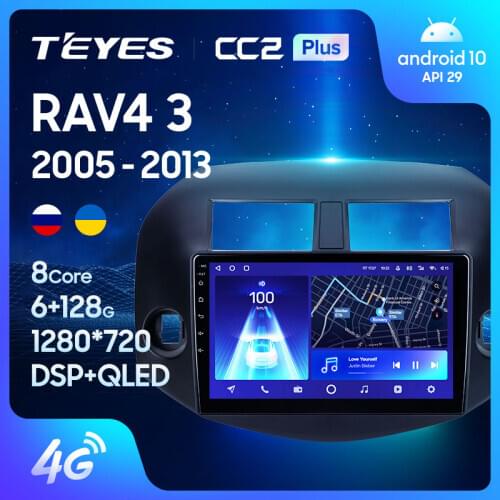 TEYES CC2L CC2 Plus For Toyota RAV4 3 XA30 2005 - 2013 Car Radio Multimedia Video Player Navigation GPS Android No 2din 2 din