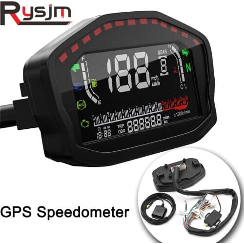 Universal RPM Motorcycle Meter GPS Speedometer Digital Odometer Electric Injection Carburetor Instrument Multi-function Trip