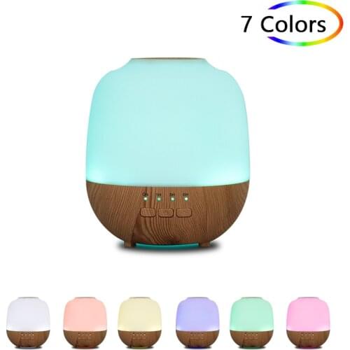 Electric Aromatherapy Diffuser Essential Oil Mini Air Humidifier For Home Office Ultrasound Wood Grain USB Room Fragrance Aroma