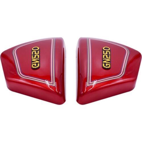 1 Pair Right & Left Frame Side Covers Panels For Suzuki Motorcycle Parts Gn 250 Gn250 Gn250 Motorcycle Parts Red