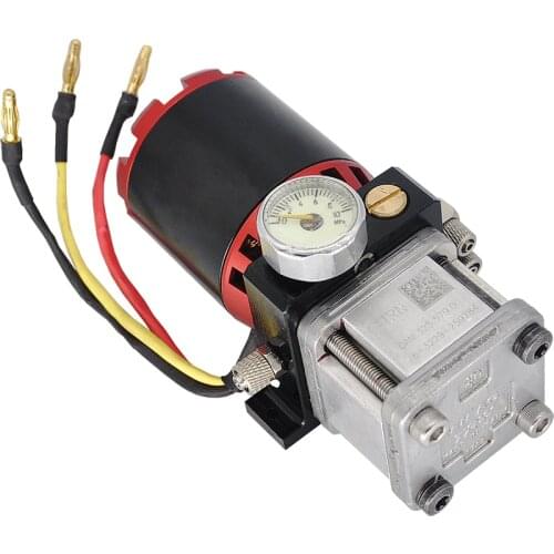 10MPa High Pressure Hydraulic Gear Italian Oil Pump With Connection Board and Regulating Valve For RC Hydraulic Excavator Parts