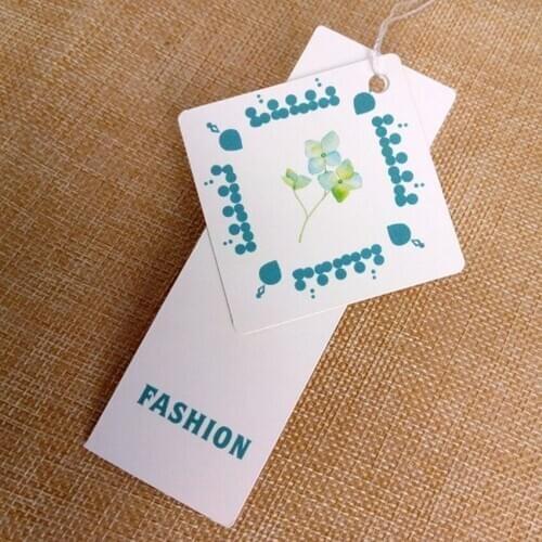 300pcs/lot Free shipping custom paper labels price tags garment custom clothes hangtag for men