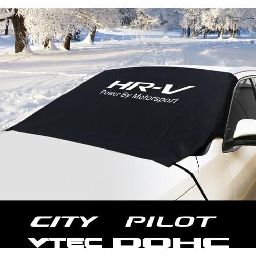 Car Windshield Snow Ice Dust Block Sun Shade Cover For Honda CITY DOHC HR-V LEGEND MODULO ODYSSEY PILOT VEZEL VTEC Accessories