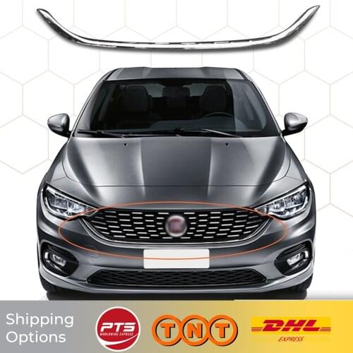 For Fiat Tipo Egea 2015 2016 2017 2018 2019 2020 Car Accessories ABS Chrome Blinds Bottom Lath Body Molding Moulding Trim
