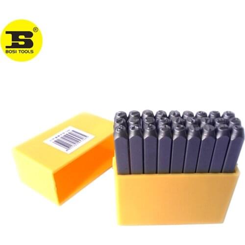 BOSI 27PC 4mm Steel Letters Punch Stamp Set A-Z