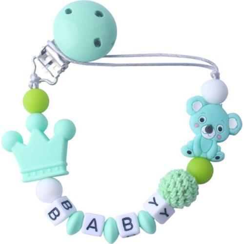 Baby Teethers 1 Piece Animal Pacifier Clips Chain For Baby Gameboy Pendant Nipple Holder Baby Teething Toys
