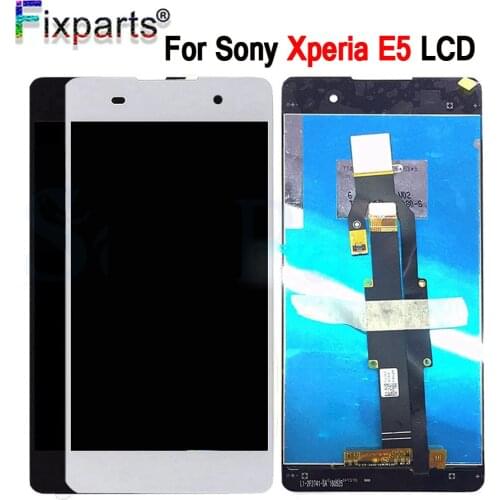For SONY Xperia E5 LCD Display + Touch Screen Digitizer Assembly F3311 F3313 High Quality 1280*720 LCD For 5.0" Sony xperia E5