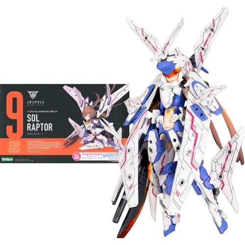 Original Action Figure Kp475 Sol Raptor Megami Device Mobile Suit Girl Magatsuki Special Code Kotobukiya Assembly Model Toys