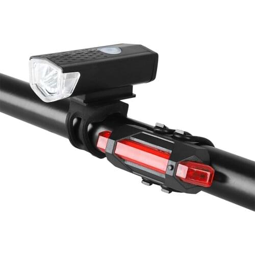 Bike Bicycle Lamp MTB Cycle Safety Front Back Rear Taillight Headlight Multi-function Rainproof USB charging Camping Flashlight