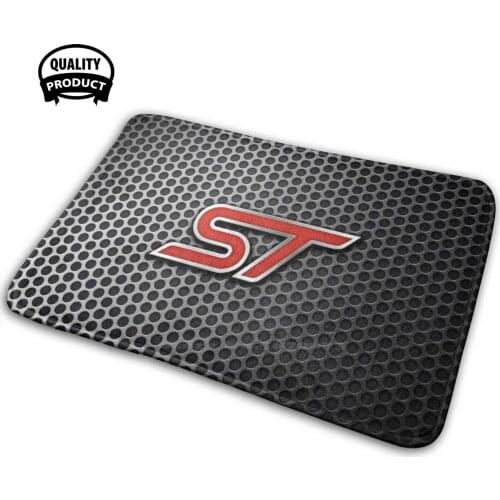 Ford St Emblem On Steel Grille Soft House Family Anti-Slip Mat Rug Carpet Fiesta Mondeo St Performance Logo Emblem Grille Metal