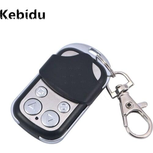 Kebidu 433MHZ Garage Remote Control Wireless Learning Code Duplicate Key Fob Cloning Gate Garage Door Car Gate Key