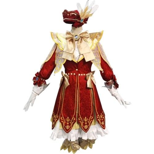 Anime Identity V Edgar Valden Painter 3rd Anniversary Narcissus Game Suit Elegant Dress Uniform Cosplay Costume Halloween Outfit
