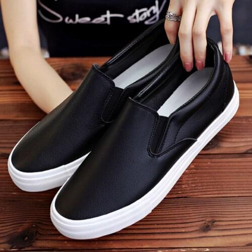 2021 Spring and autumn White Casual Male Shoes Fashion Sneakers Loafers Mens Shoes Street Cool Footwear Flats Man Shoes
