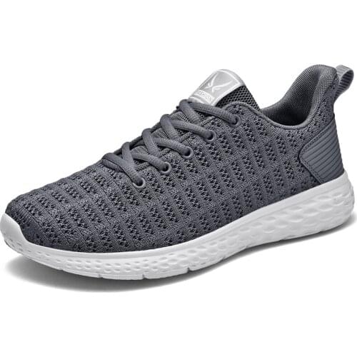 New Fashion Mesh Men Shoes Men Breathable Casual Shoes Lightweight Running Sports Shoes Comfortable Summer Large Size Non-slip