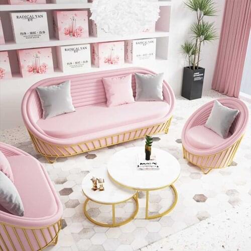 Customizable Furniture For Home Puff Seat Modern Style Three Seat Sofa Armchair Muebles Lamzac Hotel Sofas For Cafe Restaurant