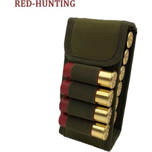 New Molle System 16 Round 12Gauge Shot Gun Ammo Shell Cartridge Bag Military Tactical Magazine Pouch Hunting Accessories
