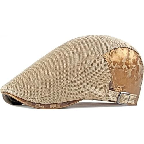 New High Quality Retro Adult Youth Berets Men Cotton Plaid Cabbie Spring And Autumn Forward Hats for Womens Newsboy Caps Gorras