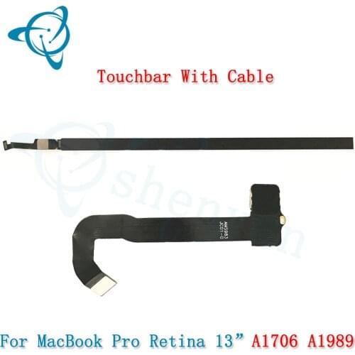 A1706 A1989 Touchbar Flex 821-00681-04 For Macbook Pro Retina 13" Touch Bar LED LCD Display Screen Glass Panel 2016 2017