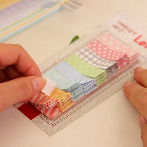 Fall Memo Pad Lovely Dots Stripe Stationery Album f15 Writing Pads For School Creative Cute For Student Paper Sticker