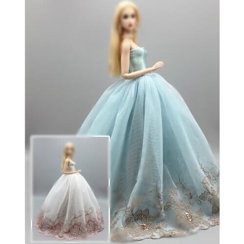 30cm Doll Dress Fashion Clothes Pompous dress Fairy Dress for licca For Barbie Doll Accessories Baby Toys Best Girl' Gift