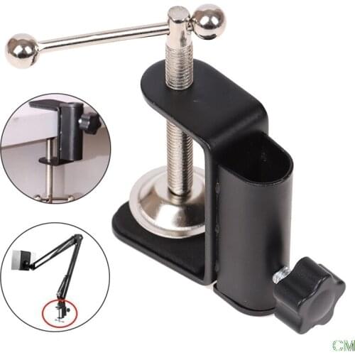 Cantilever Bracket Clamp Holder Desk Lamp Clip Fittings Base Hose For Mic Stand