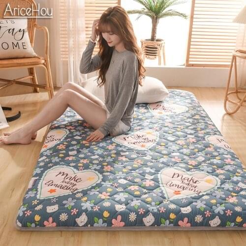 Foldable Tatami Mattresses High Quality Floor Mats Single Double Non-slip Sleeping Mattress Soft Comfortable Mattress King Queen