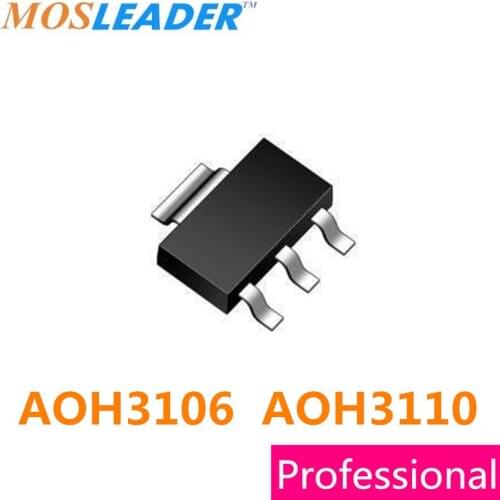 SMD AOH3106 AOH3110 100PCS SOT223 N-Channel 2A 1A 100V 3106 3110 High quality