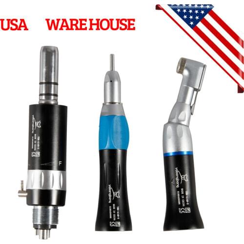 Dental Low Speed Contra angle Handpiece Straight E-type Air Motor 4H Yabangbang