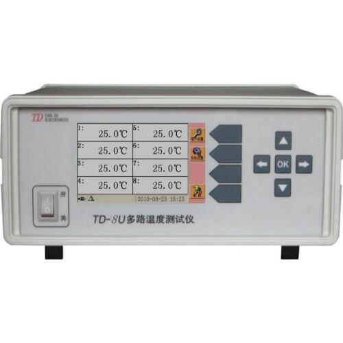 TD-8U-01 Multi-Channel Temperature Meter Channel 8 with USB Interface thermocoupleE,J,K,N,R,S,B,T.standard type K