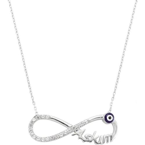 Tevuli 925 Sterling Silver Love Infinity Ladies Necklace