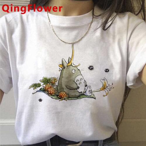 Totoro Studio Ghibli Miyazaki Hayao clothes women print couple clothes harajuku tumblr ulzzang t-shirt ulzzang