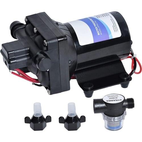 Water Pump 4008-101-E65 42-Series 12V 3.0GPM 55PSI Compatible With Rvs, Ships, Yachts, And Boats - Self-Priming 9.8 Feet