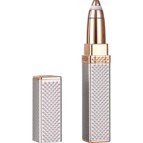 2 In 1 Facial Hair Removal For Women Painless Electric Epilator Hair Remover For Face Lips Ladies Shaver Hair Trimmer Bikini