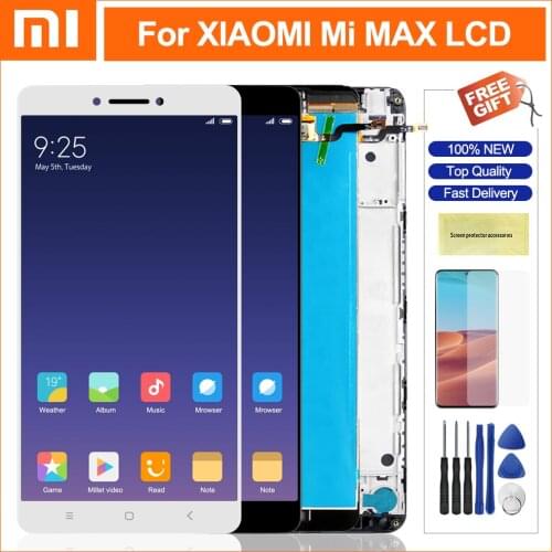 6.44" Lcd For Xiaomi Mi Max LCD Display Touch Screen Panel Digitizer Replacement For Xiaomi Max Screen