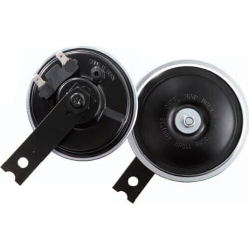 12V 24V automobile horn chrome plated waterproof classic tweeter universal 115dB Single tone horn For motorcycle For Car horn