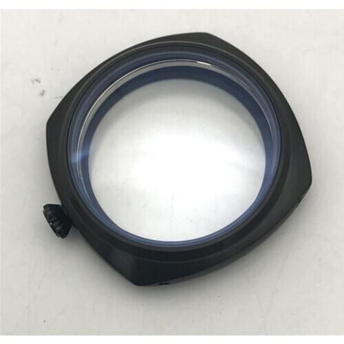 47mm Black Brushed Stainless Steel Watch Case for ETA 6497 6498 Movement P47-9