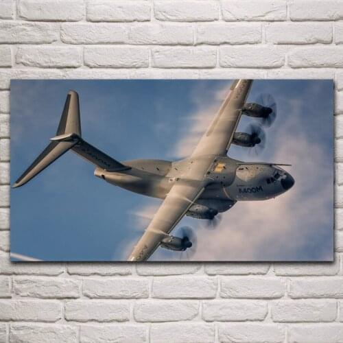 Airbus a400m atlas transport aircraft effect prandtlia artwork living room decoration home wall art decor fabric posters KM296