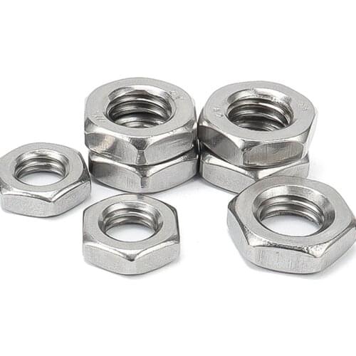 Free shipping 100PCS M3 carbon steel hex nut