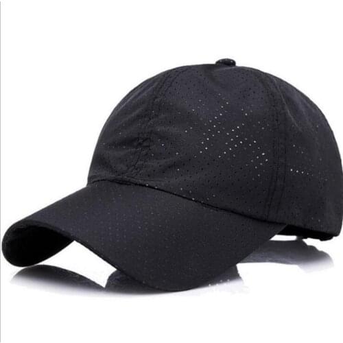 2021 New Man Baseball Cap Summer Fabric Mesh Sun Hat Male Snapback Hats